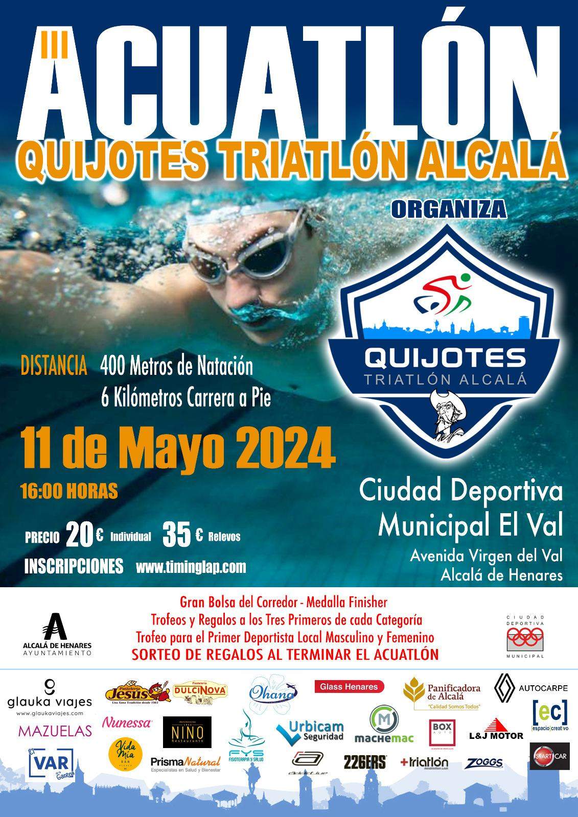 III ACUATLÓN ALCALÁ DE HENARES - Inscríbete