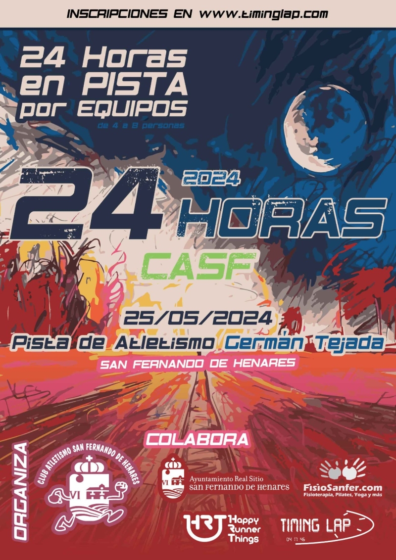 24H EN PISTA POR EQUIPOS SAN FERNANDO DE HENARES - Inscríbete 24H EN PISTA POR EQUIPOS SAN FERNANDO DE HENARES - Inscríbete