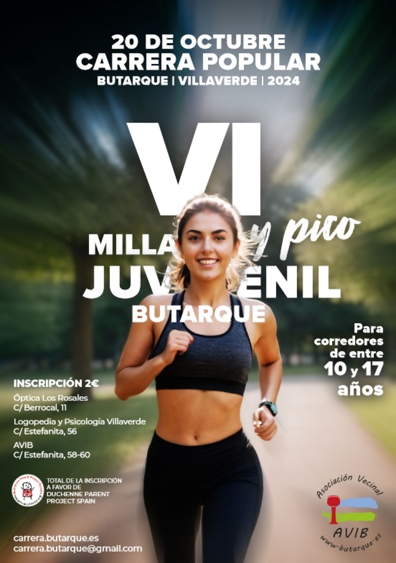 VI MILLA Y PICO JUVENIL BUTARQUE-VILLAVERDE 2024 - Inscris-toi VI MILLA Y PICO JUVENIL BUTARQUE-VILLAVERDE 2024 - Inscris-toi