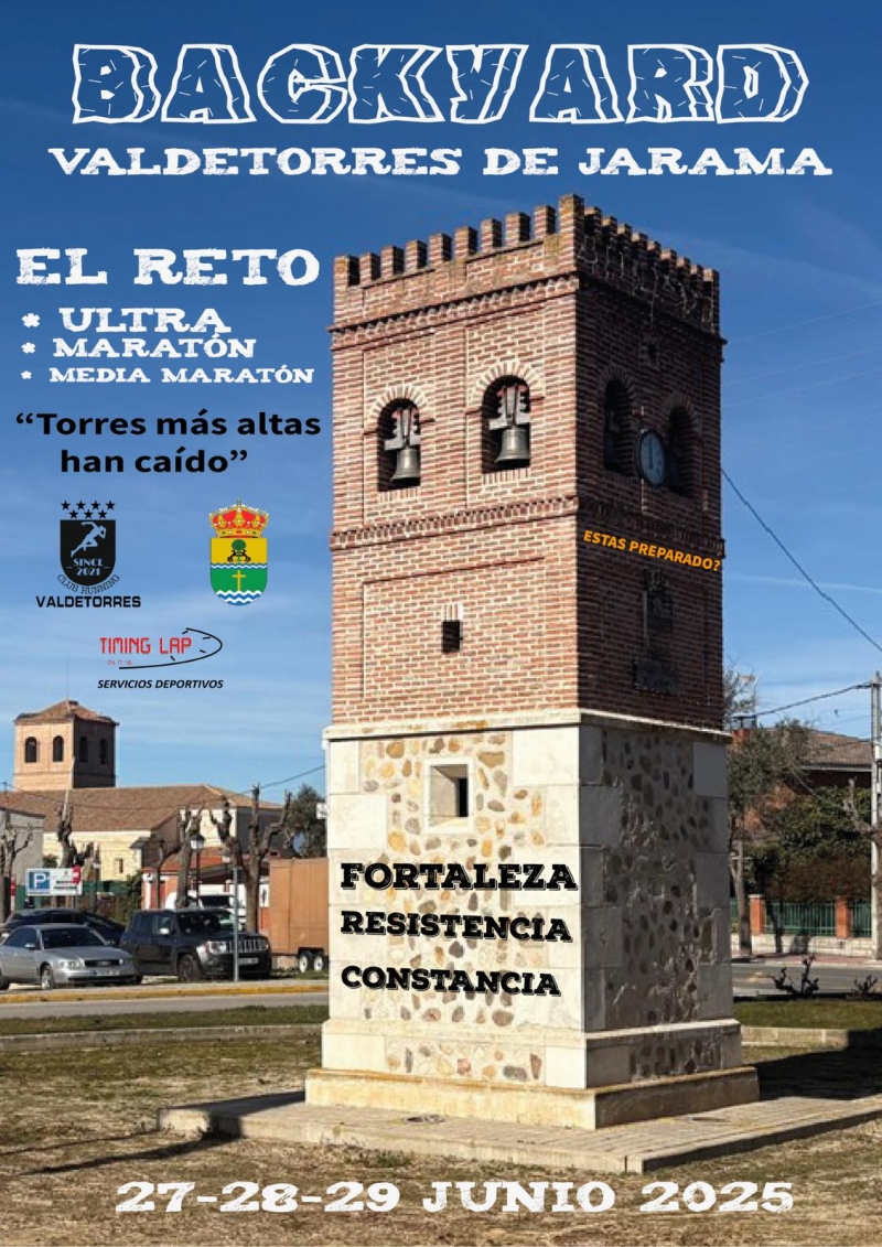 BACKYARD EL RETO VALDETORRES DE JARAMA - Inscríbete BACKYARD EL RETO VALDETORRES DE JARAMA - Inscríbete