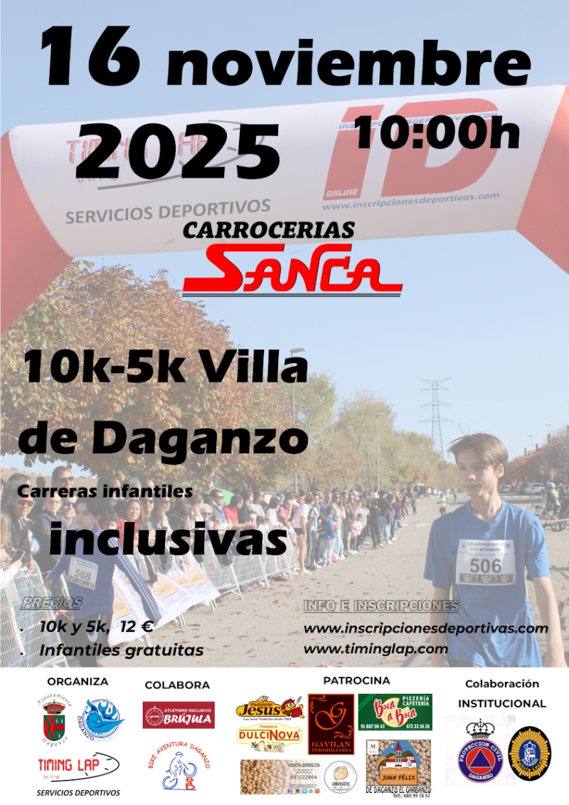 25 CARRERA POPULAR VILLA DE DAGANZO - Inscríbete 25 CARRERA POPULAR VILLA DE DAGANZO - Inscríbete