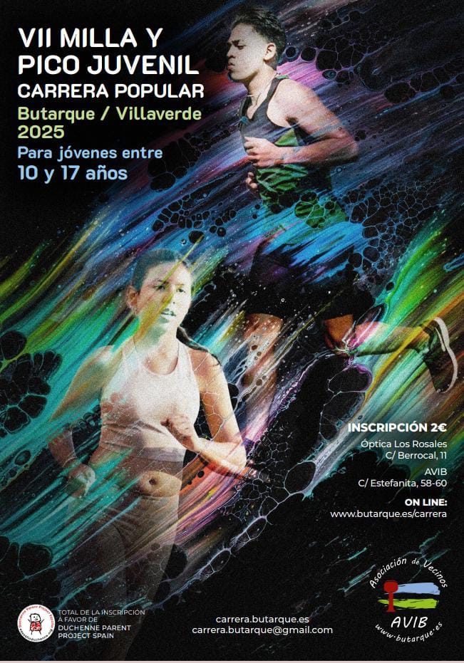VII MILLA Y PICO JUVENIL BUTARQUE-VILLAVERDE 2025 - Inscríbete VII MILLA Y PICO JUVENIL BUTARQUE-VILLAVERDE 2025 - Inscríbete