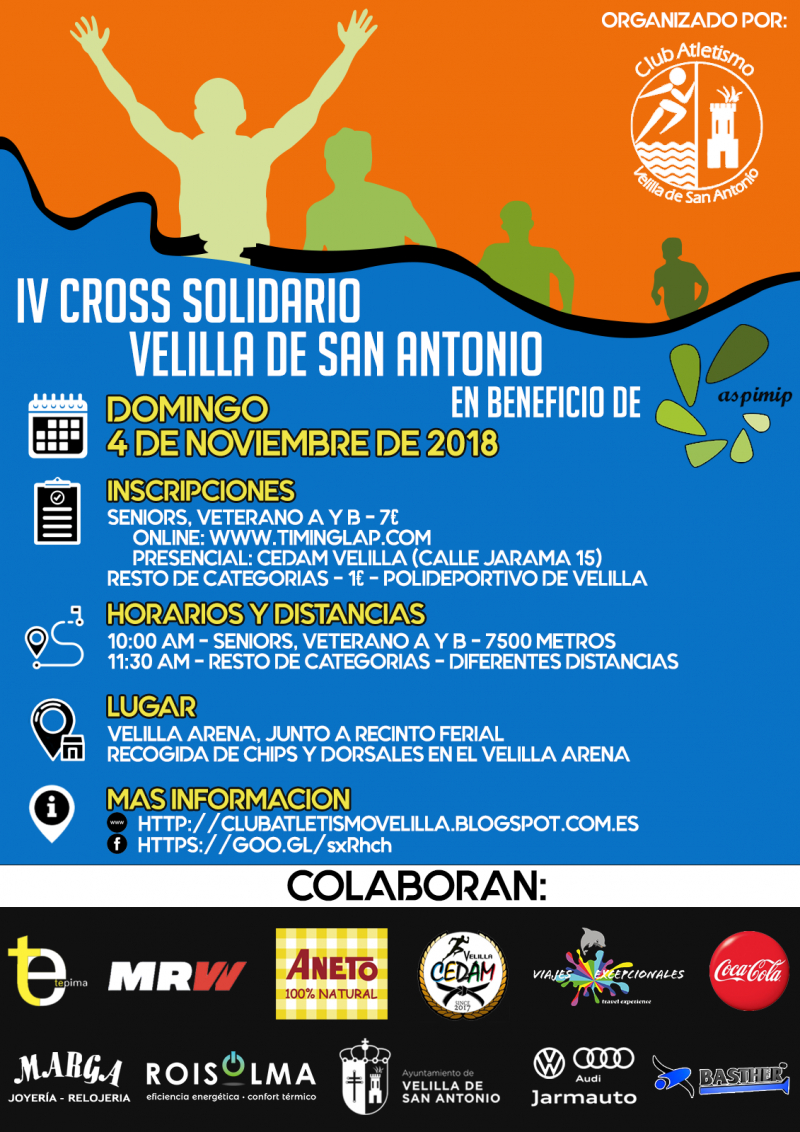 IV CROSS SOLIDARIO VELILLA DE SAN ANTONIO  IV CROSS SOLIDARIO VELILLA DE SAN ANTONIO