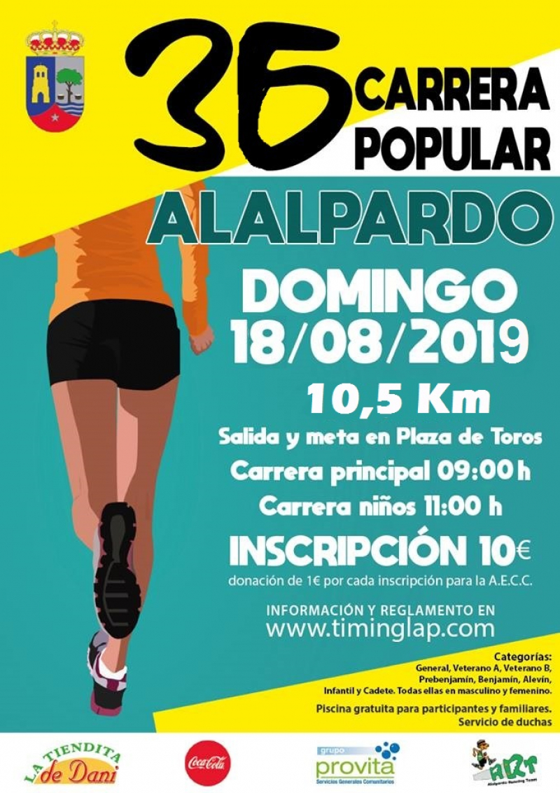 36 CARRERA POPULAR DE ALALPARDO - Inscríbete