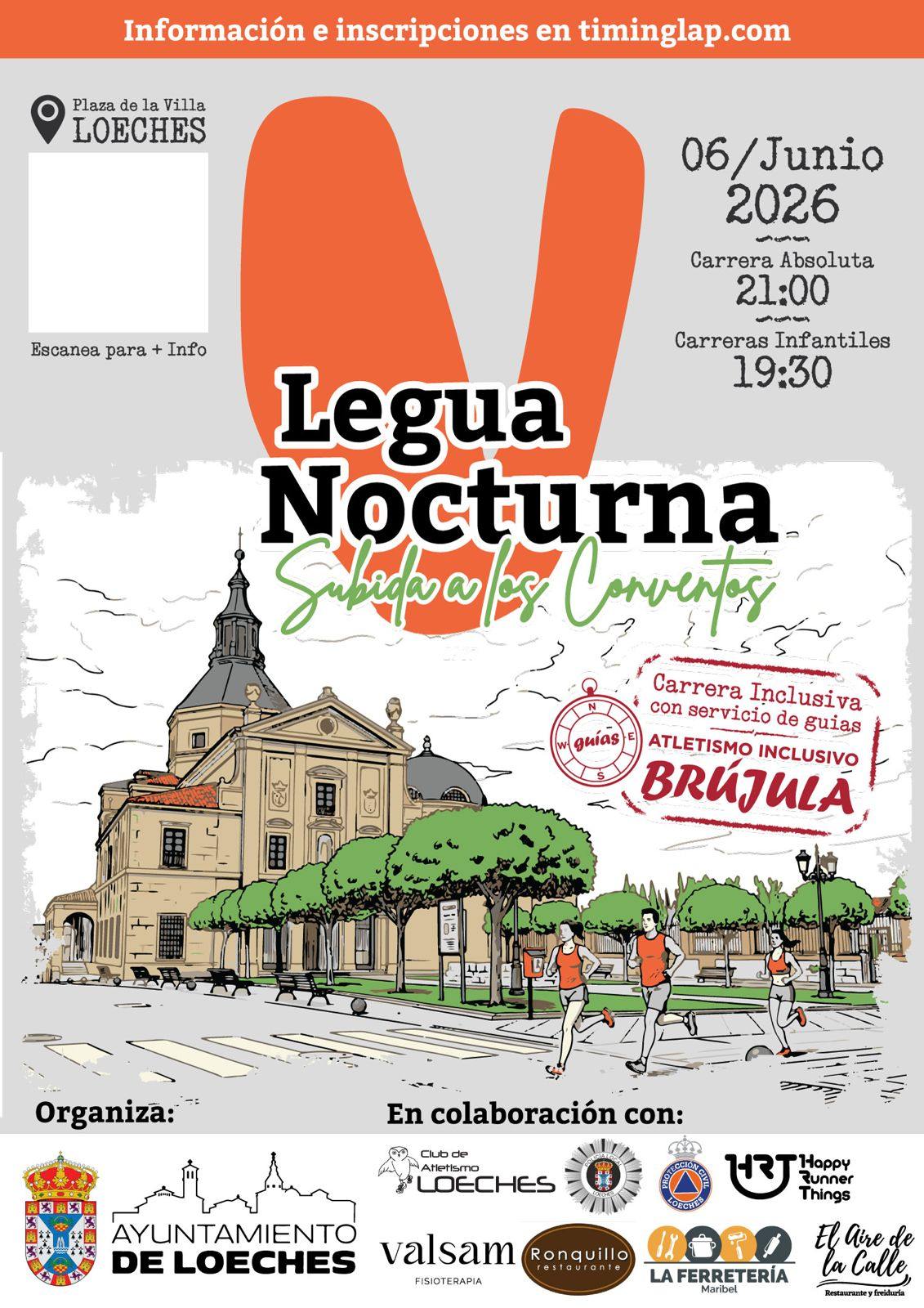 Resultados V LEGUA NOCTURNA SUBIDA A LOS CONVENTOS LOECHES 