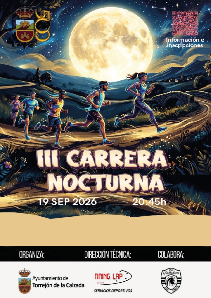 Resultados III CARRERA NOCTURNA TORREJÓN DE LA CALZADA