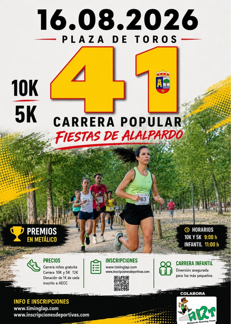 Resultados 41 CARRERA POPULAR VILLA DE ALALPARDO
