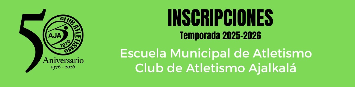 ESCUELA CLUB ATLETISMO AJALKALA 25 26