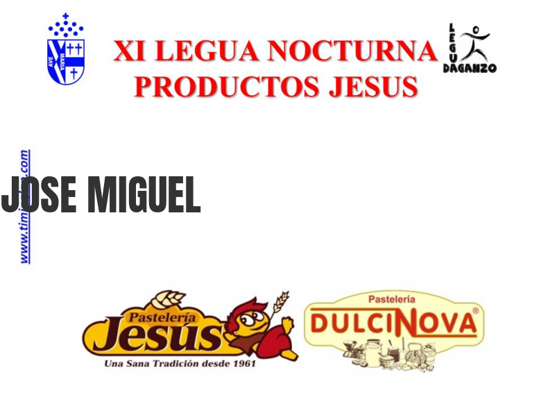 #JoHiVaig - JOSE MIGUEL (LEGUA NOCTURNA 