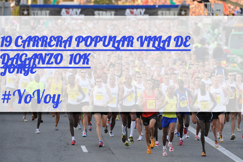 #YoVoy - JORGE (19 CARRERA POPULAR VILLA DE DAGANZO  10K)
