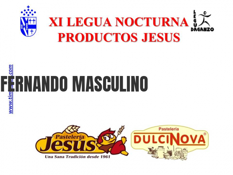 #Ni banoa - FERNANDO MASCULINO (LEGUA NOCTURNA 