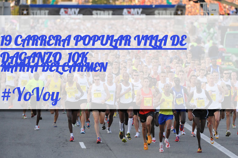 #YoVoy - MARIA DEL CARMEN (19 CARRERA POPULAR VILLA DE DAGANZO  10K)